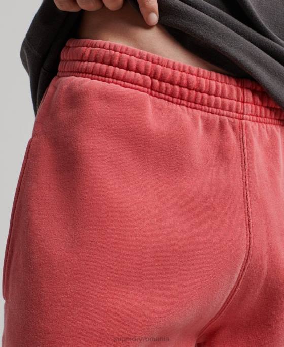 Superdry pantaloni scurți vintage mark îmbrăcăminte roșu bărbați JX0Z302