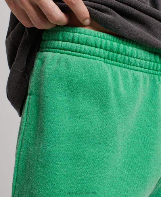 Superdry pantaloni scurți vintage mark îmbrăcăminte verde bărbați JX0Z295