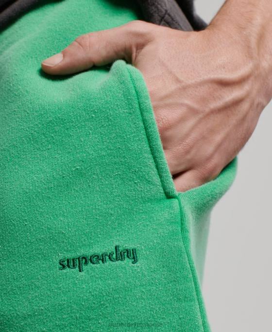 Superdry pantaloni scurți vintage mark îmbrăcăminte verde bărbați JX0Z295