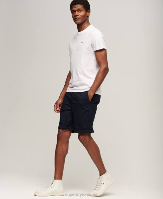 Superdry pantaloni scurți vintage ofițer chino îmbrăcăminte marina bărbați JX0Z73