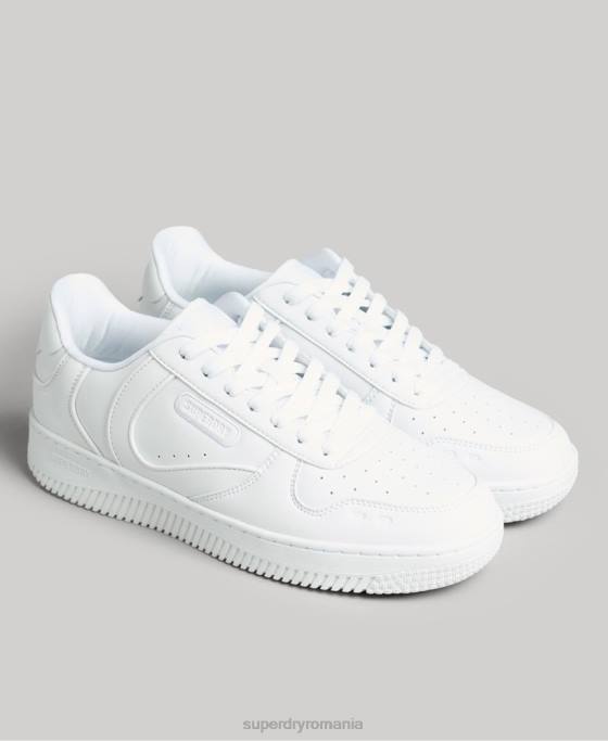 Superdry pantofi de antrenament vegani groși pantofi alb bărbați JX0Z1937