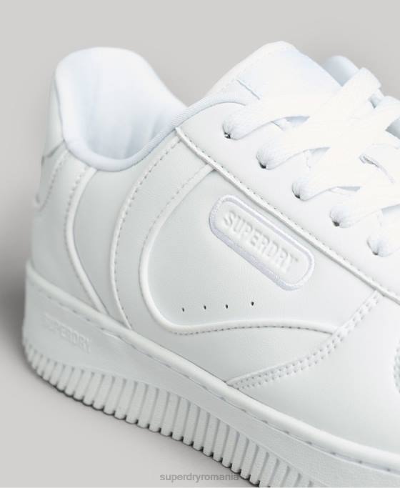 Superdry pantofi de antrenament vegani groși pantofi alb bărbați JX0Z1937