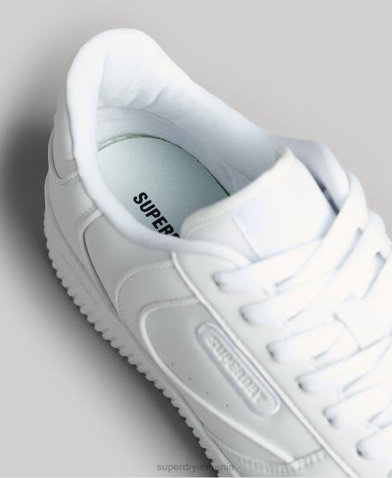 Superdry pantofi de antrenament vegani groși pantofi alb bărbați JX0Z1937