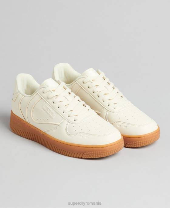 Superdry pantofi de antrenament vegani groși pantofi alb bărbați JX0Z1946