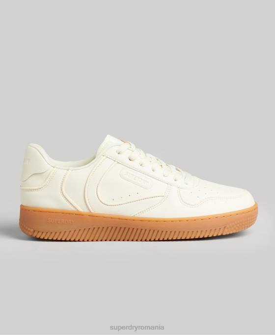 Superdry pantofi de antrenament vegani groși pantofi alb bărbați JX0Z1946