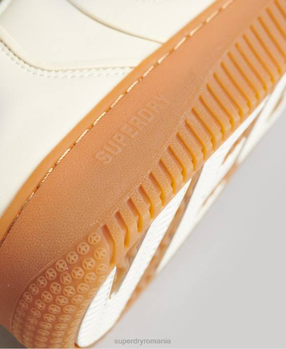 Superdry pantofi de antrenament vegani groși pantofi alb bărbați JX0Z1946