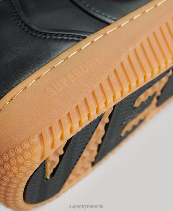 Superdry pantofi de antrenament vegani groși pantofi negru bărbați JX0Z1943