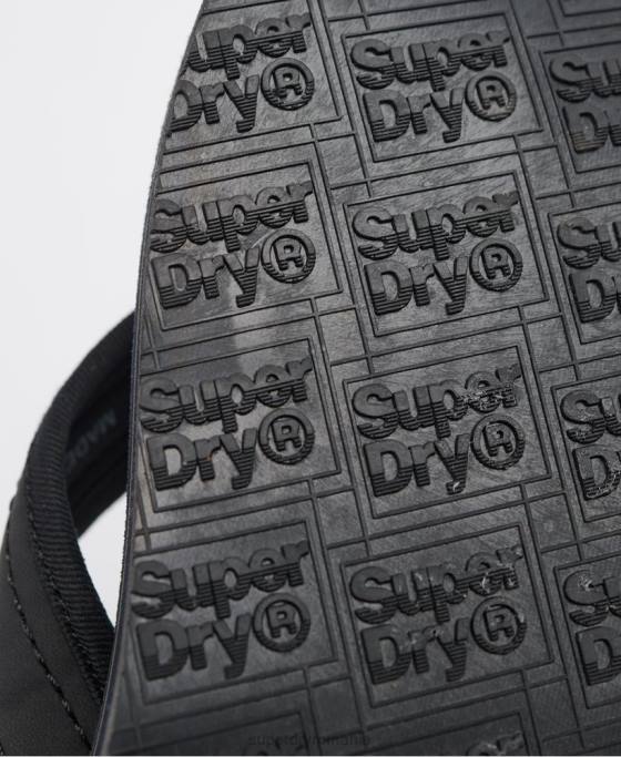 Superdry pantofi din piele pantofi negru bărbați JX0Z6485