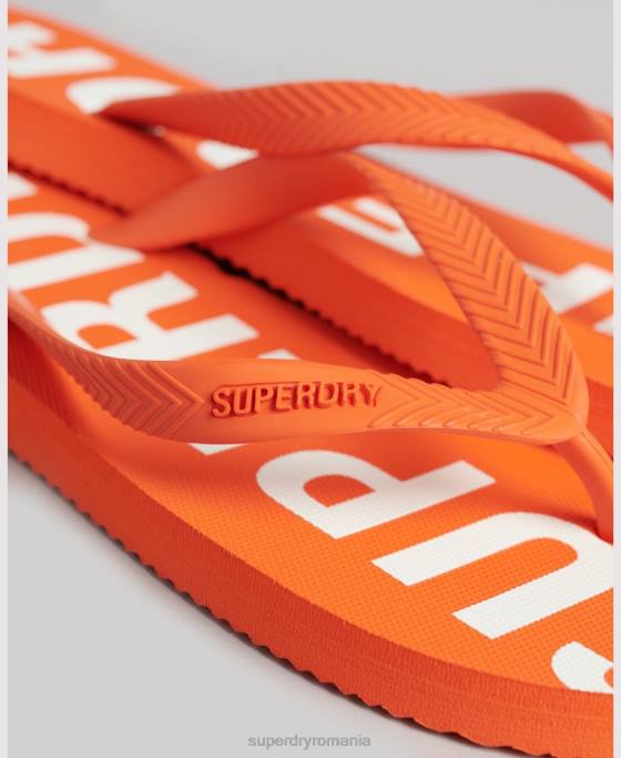 Superdry pantofi sport code core pantofi portocale bărbați JX0Z1893