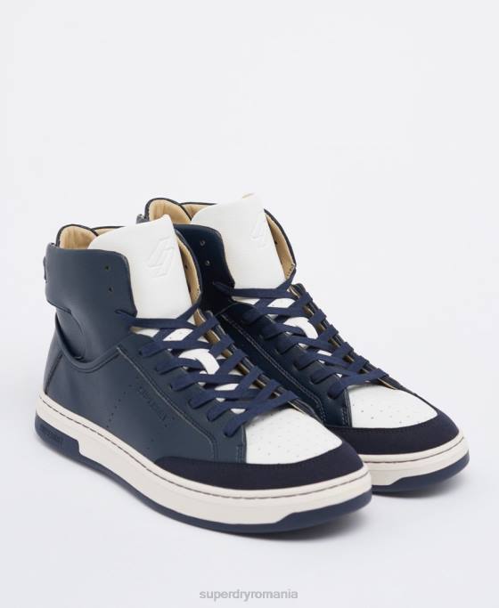 Superdry pantofi sport cu coș vegan pantofi marina bărbați JX0Z1926