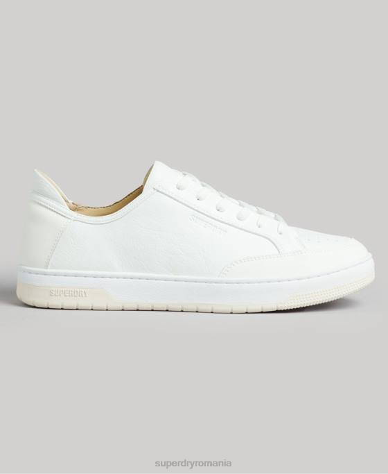 Superdry pantofi sport de jos vegani pantofi alb bărbați JX0Z1897