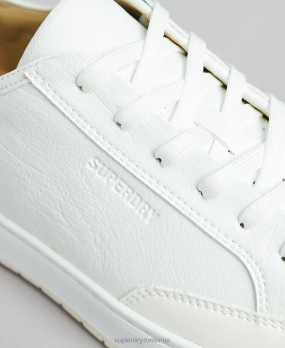 Superdry pantofi sport de jos vegani pantofi alb bărbați JX0Z1897