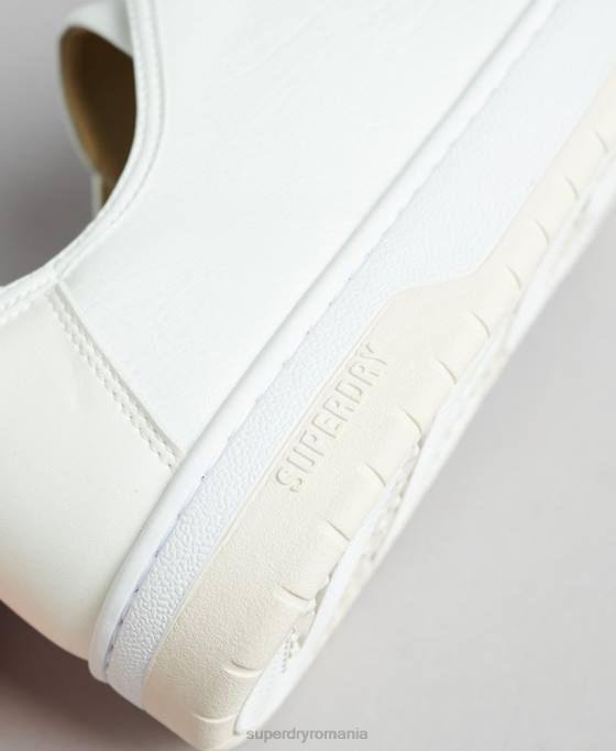 Superdry pantofi sport de jos vegani pantofi alb bărbați JX0Z1897