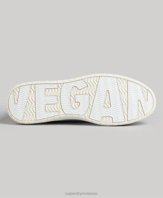 Superdry pantofi sport de jos vegani pantofi alb bărbați JX0Z1897