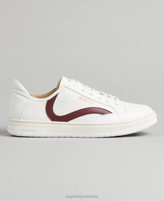 Superdry pantofi sport de jos vegani pantofi alb bărbați JX0Z1911