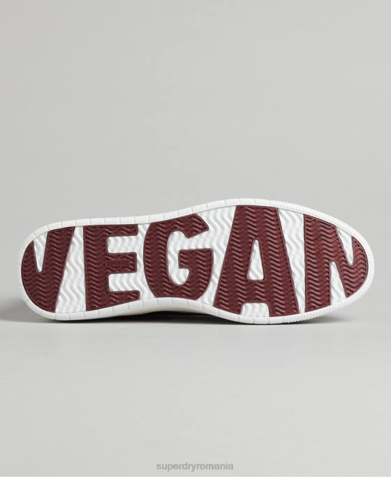 Superdry pantofi sport de jos vegani pantofi alb bărbați JX0Z1911