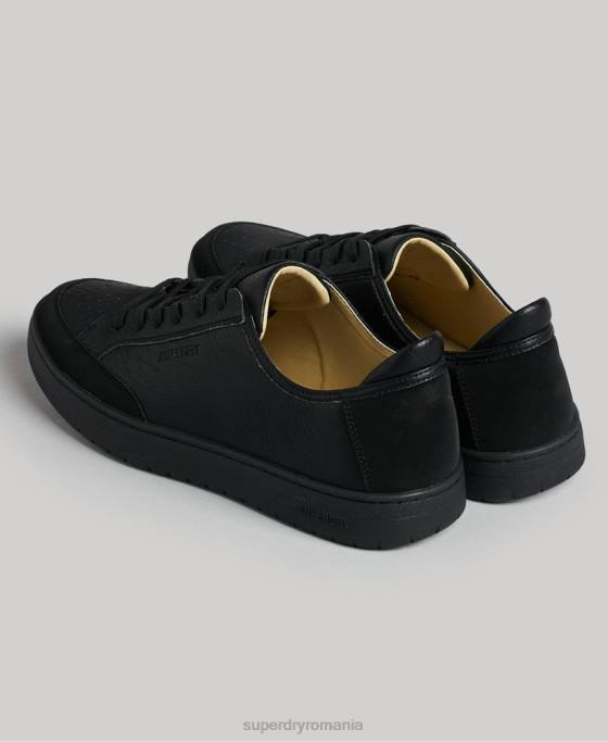 Superdry pantofi sport de jos vegani pantofi negru bărbați JX0Z1895