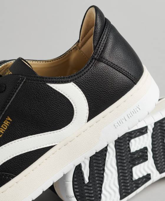 Superdry pantofi sport de jos vegani pantofi negru bărbați JX0Z1908