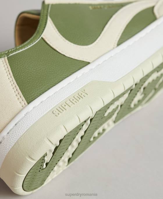 Superdry pantofi sport de jos vegani pantofi verde bărbați JX0Z1894