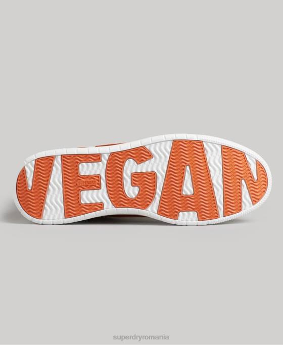 Superdry pantofi sport de înaltă coș vegan vintage pantofi bej femei JX0Z6730