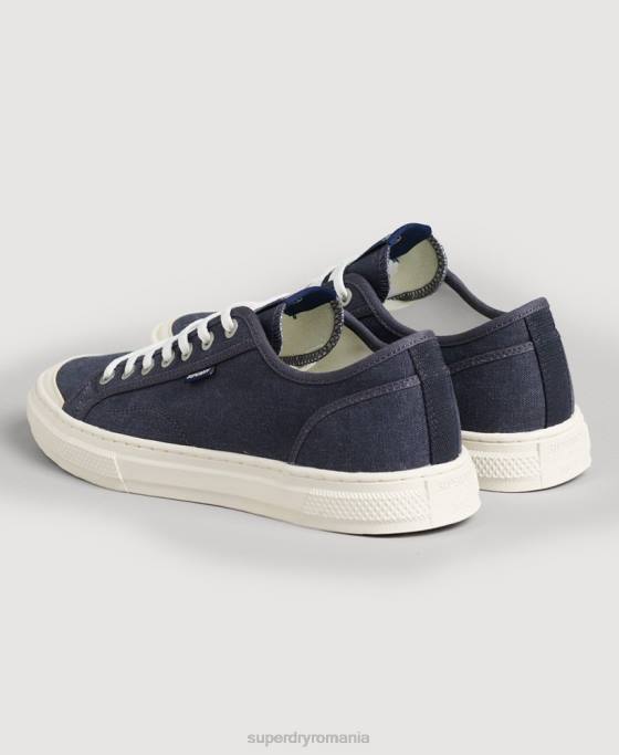 Superdry pantofi sport vechi vegani faux vulc pantofi marina femei JX0Z4420