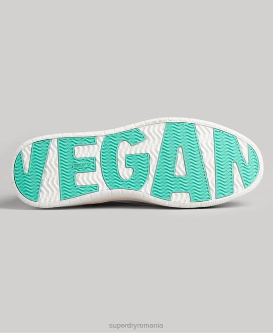 Superdry pantofi sport vechi vegani pantofi alb femei JX0Z4363
