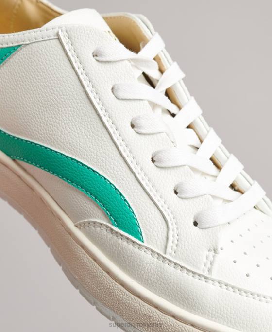 Superdry pantofi sport vechi vegani pantofi alb femei JX0Z4363