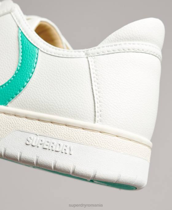 Superdry pantofi sport vechi vegani pantofi alb femei JX0Z4363