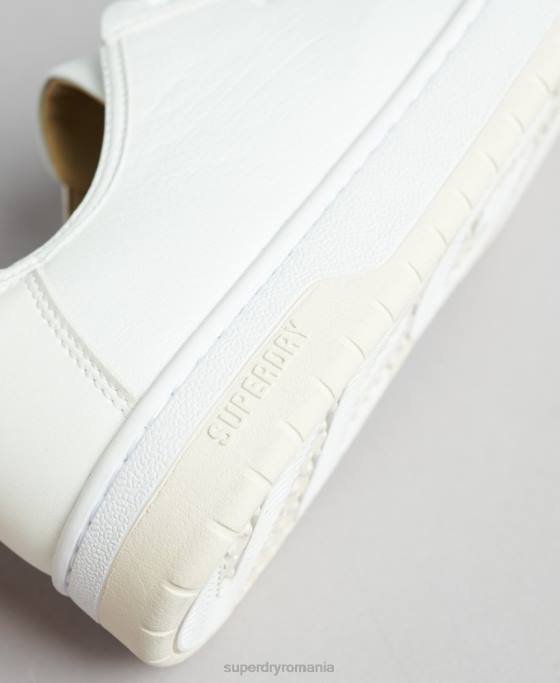 Superdry pantofi sport vechi vegani pantofi alb femei JX0Z4365
