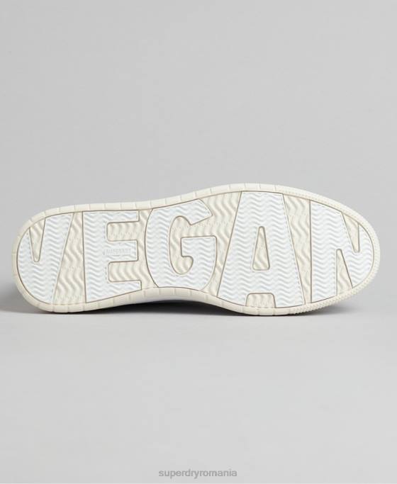 Superdry pantofi sport vechi vegani pantofi alb femei JX0Z4365
