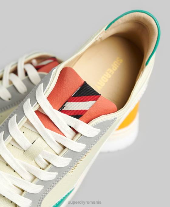 Superdry pantofi sport vechi vegani pantofi galben femei JX0Z4356