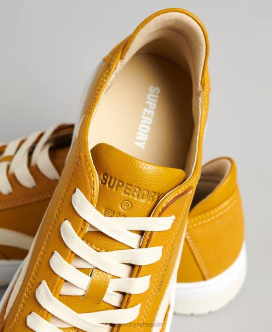 Superdry pantofi sport vechi vegani pantofi galben femei JX0Z6576