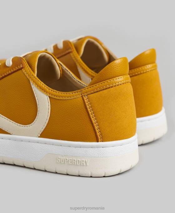 Superdry pantofi sport vechi vegani pantofi galben femei JX0Z6576