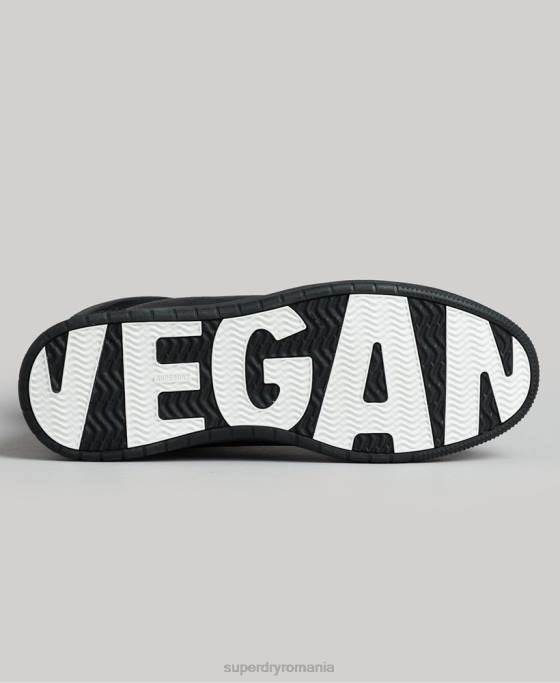 Superdry pantofi sport vegani vintage pantofi negru bărbați JX0Z1914