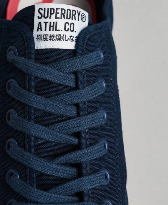 Superdry pantofi vegani casual din pânză pantofi marina bărbați JX0Z1953