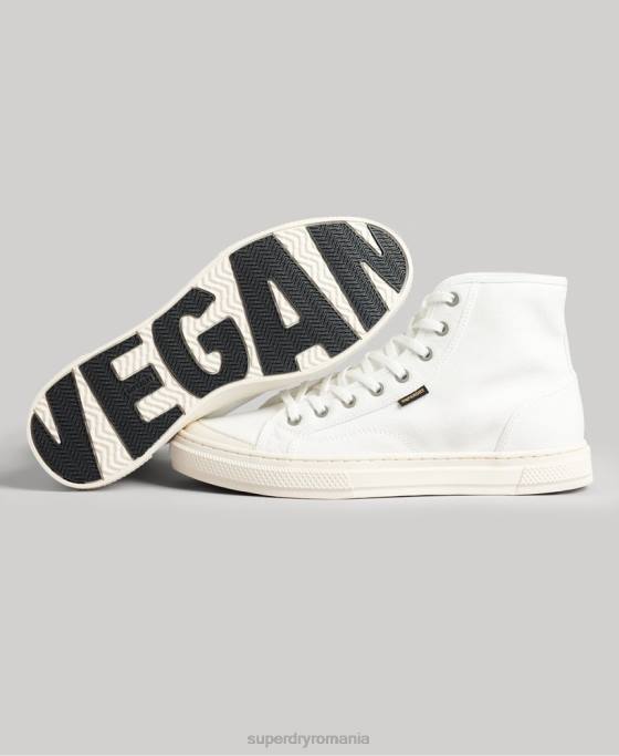 Superdry pantofi vegani din pânză pantofi cremă bărbați JX0Z1898