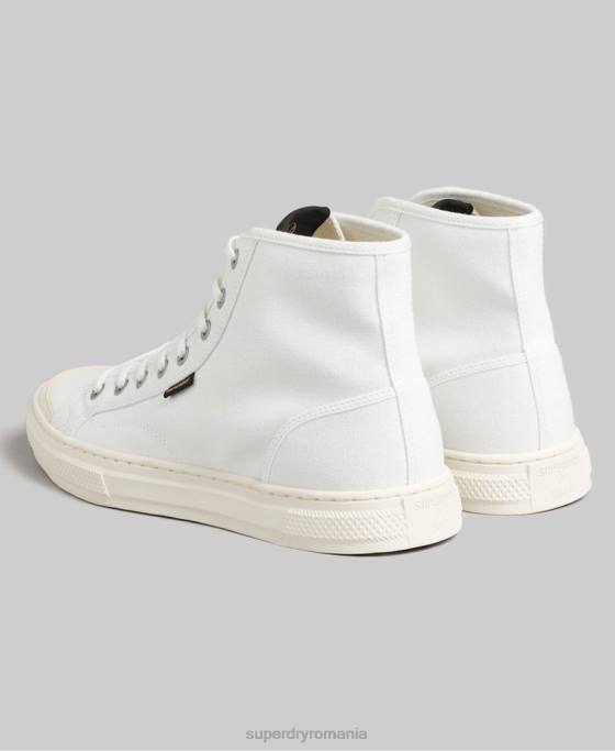 Superdry pantofi vegani din pânză pantofi cremă bărbați JX0Z1898