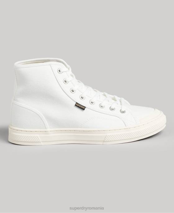 Superdry pantofi vegani din pânză pantofi cremă bărbați JX0Z1898