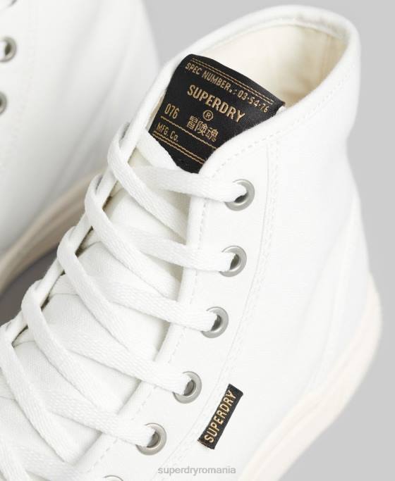 Superdry pantofi vegani din pânză pantofi cremă bărbați JX0Z1898