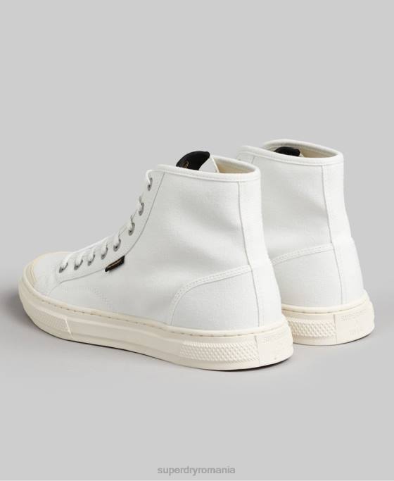 Superdry pantofi vegani din pânză pantofi cremă femei JX0Z4357