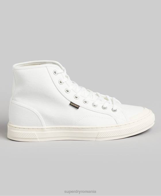 Superdry pantofi vegani din pânză pantofi cremă femei JX0Z4357