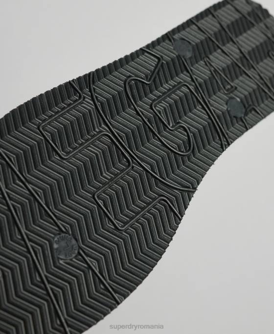 Superdry pantofi vegani pantofi negru bărbați JX0Z1891