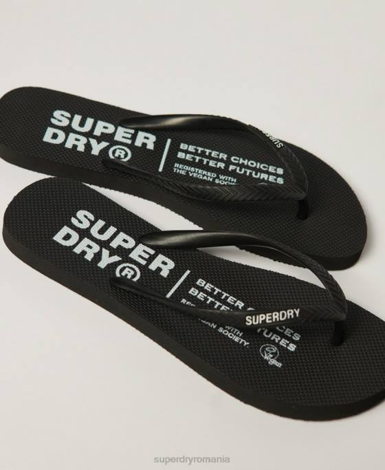 Superdry pantofi vegani pantofi negru femei JX0Z2159
