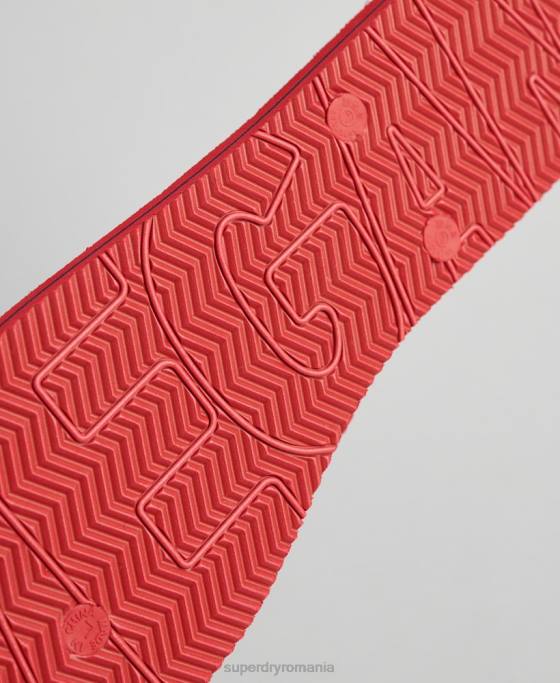 Superdry pantofi vegani pantofi roșu bărbați JX0Z1900