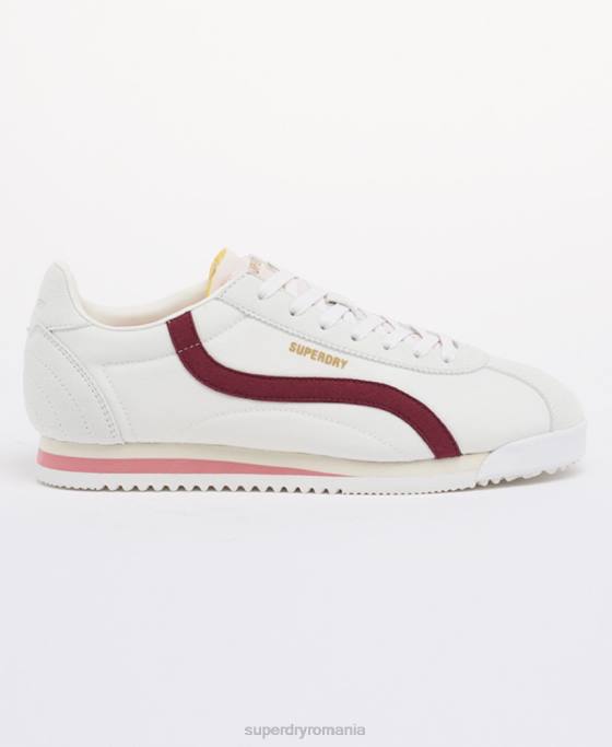 Superdry pantofi vegani retro alergători pantofi roșu femei JX0Z4426