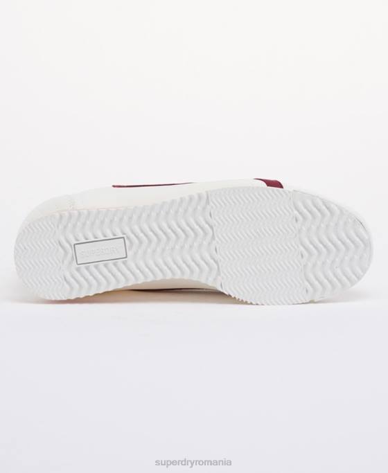 Superdry pantofi vegani retro alergători pantofi roșu femei JX0Z4426