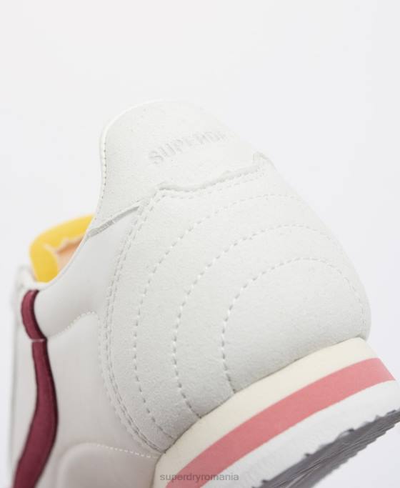Superdry pantofi vegani retro alergători pantofi roșu femei JX0Z4426