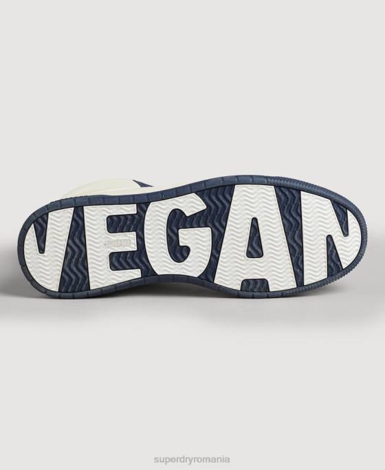 Superdry pantofi înalți vintage premium vegani pantofi marina femei JX0Z6665