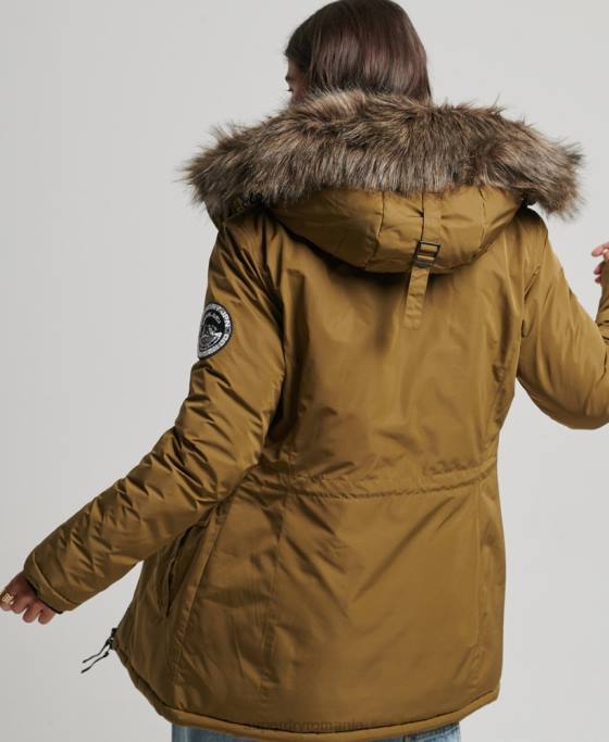 Superdry parka Ashley Everest îmbrăcăminte verde femei JX0Z5516