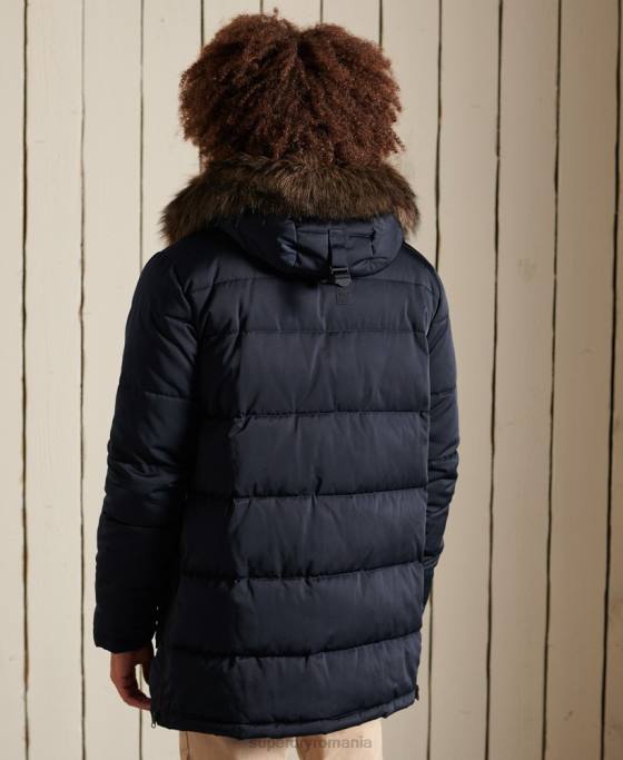 Superdry parka chinook îmbrăcăminte marina bărbați JX0Z4618